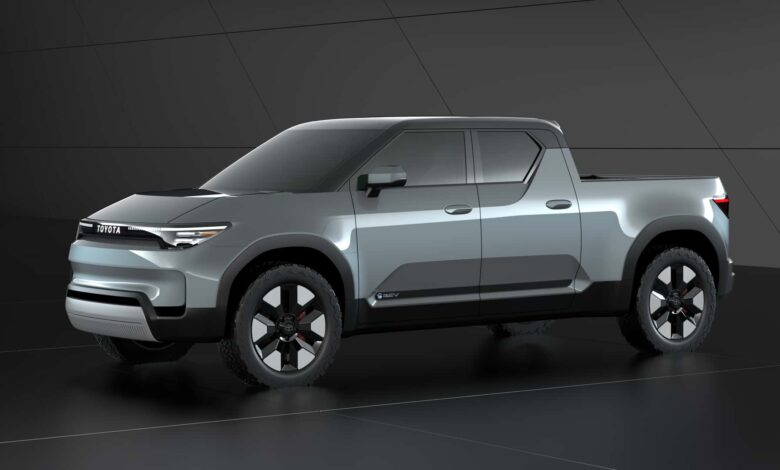 Toyota'dan elektrikli pickup konsepti: Toyota EPU Pickup Concept!